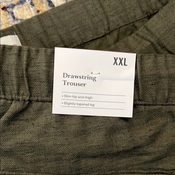Goodfellow & Co Olive Green Drawstring Trouser XXL - Picture 7 of 12